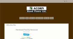 Desktop Screenshot of acornwoodfloors.com