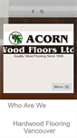 Mobile Screenshot of acornwoodfloors.com
